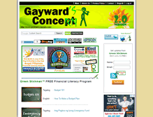 Tablet Screenshot of gayward-concepts.com